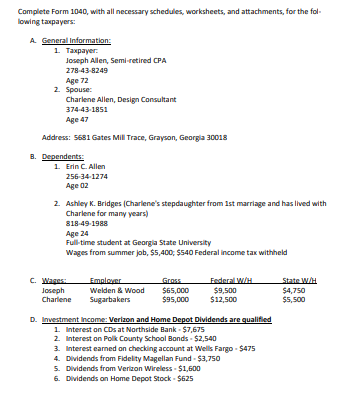 Complete 1 0 4 0 , Schedule 1 , Schedule 3 ,