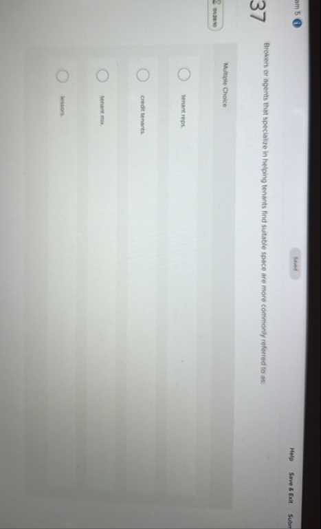 Help Save 8 Exit Subm Brokers or agents that