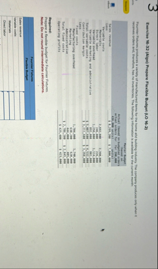 Exercise 1 6 - 3 2 ( Algo ) Prepare Flexible