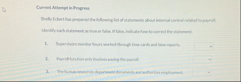 Current Attempt in Progress Shelly Eckert has