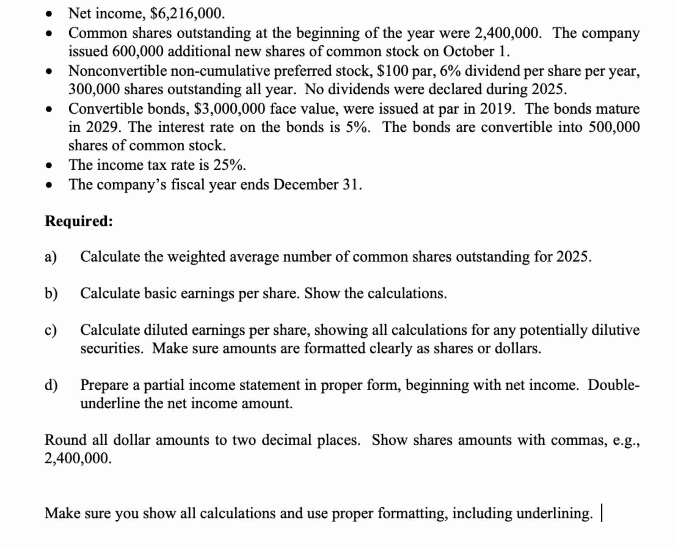 Question 2 : 2 0 points Welles Company reported
