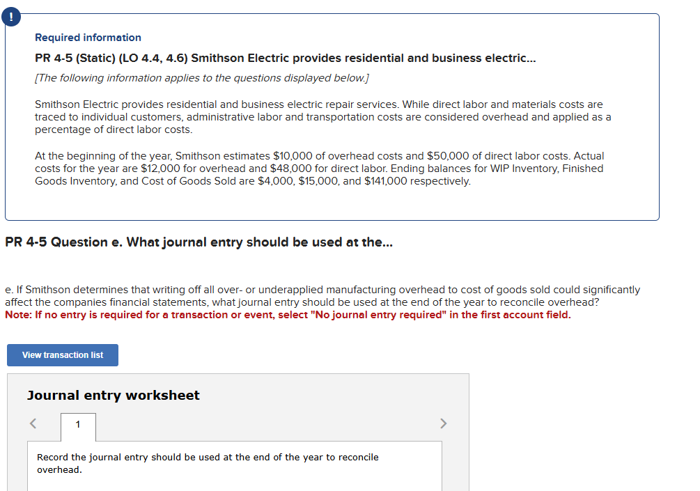 PR 4 - 5 Question e . What journal entry should