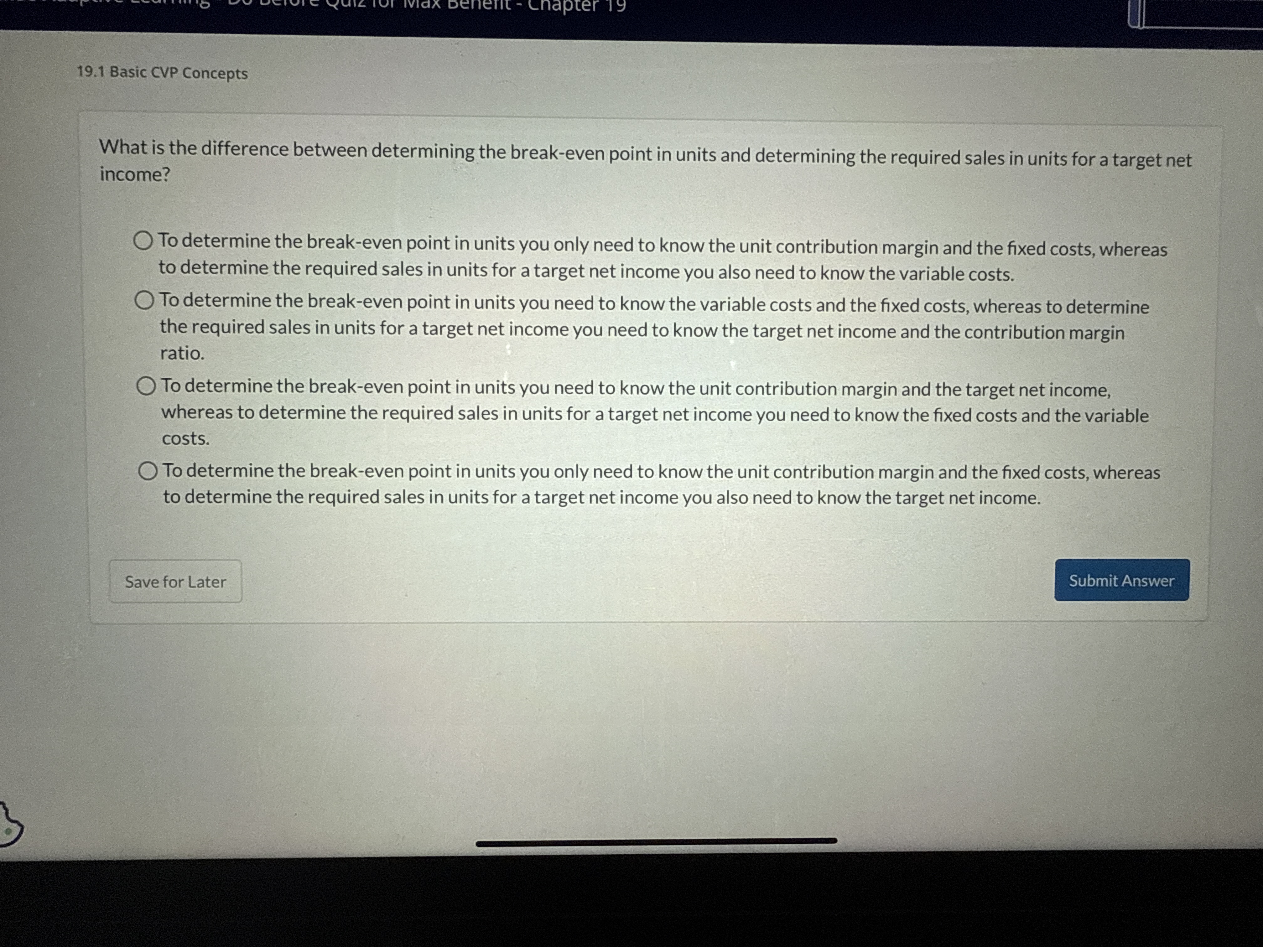 What is the difference between determining the