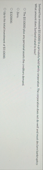 Sunland has invested $ 5 1 0 0 0 0 in a privately