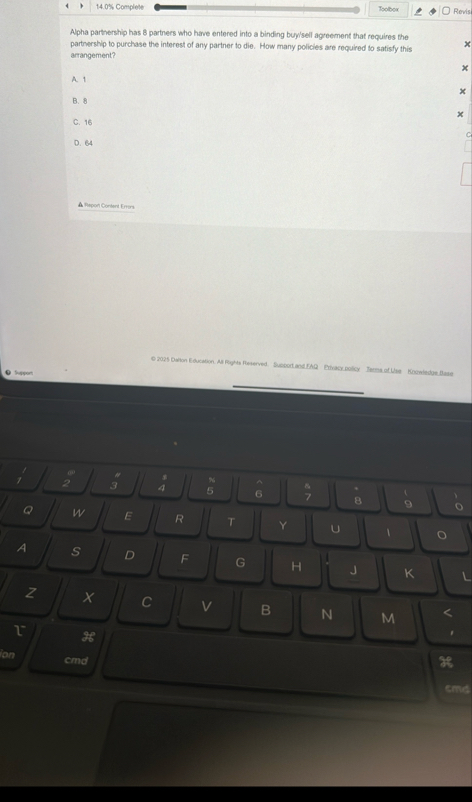 Apha parthership has 8 partners who have entered