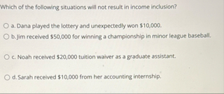 Which of the following situations will not result