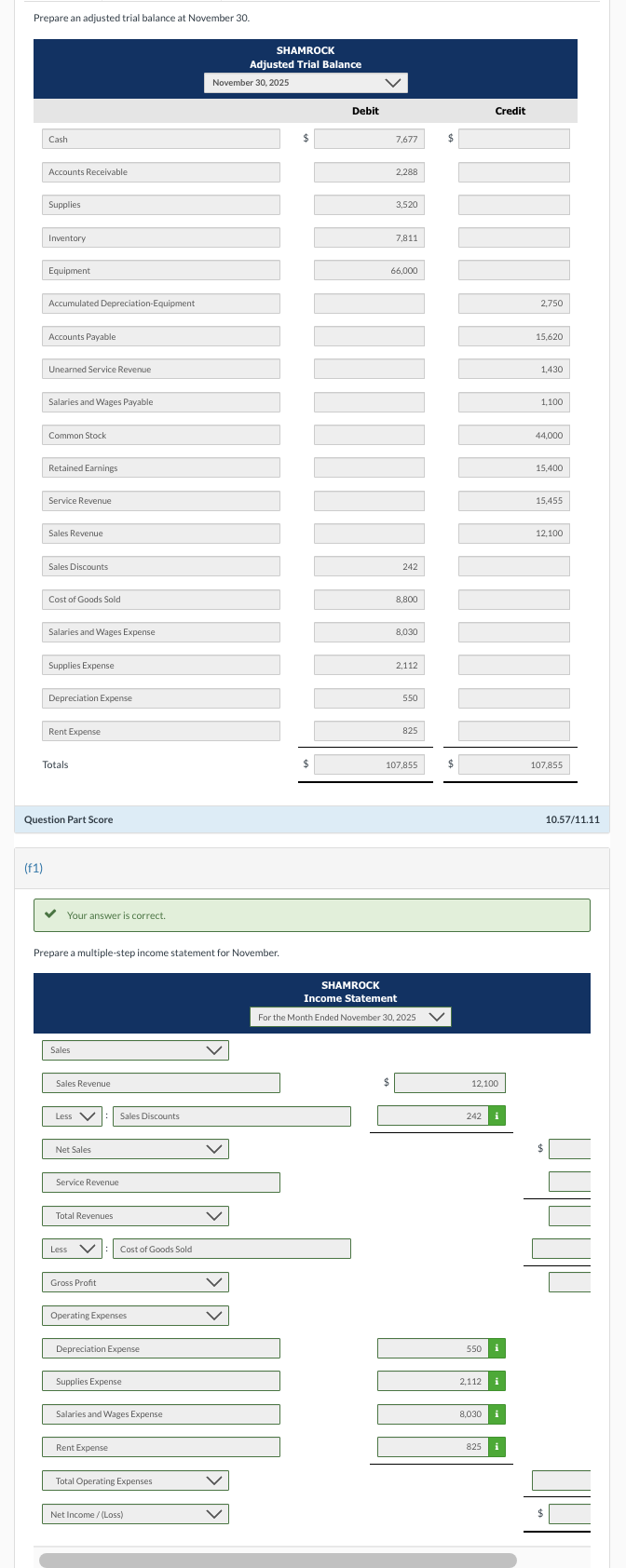 Please help me journalize the closing entries,
