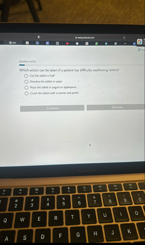 . exergenturiteresm Ole 4 [ ] 8 M Question 4 of 5