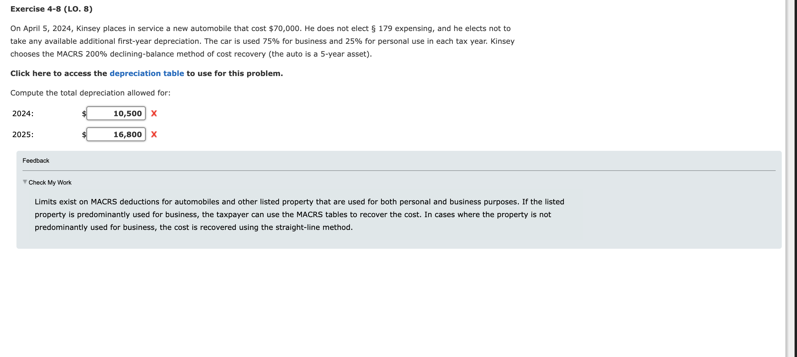 Exercise 4 - 8 ( LO . 8 ) On April 5 , 2 0 2 4 ,