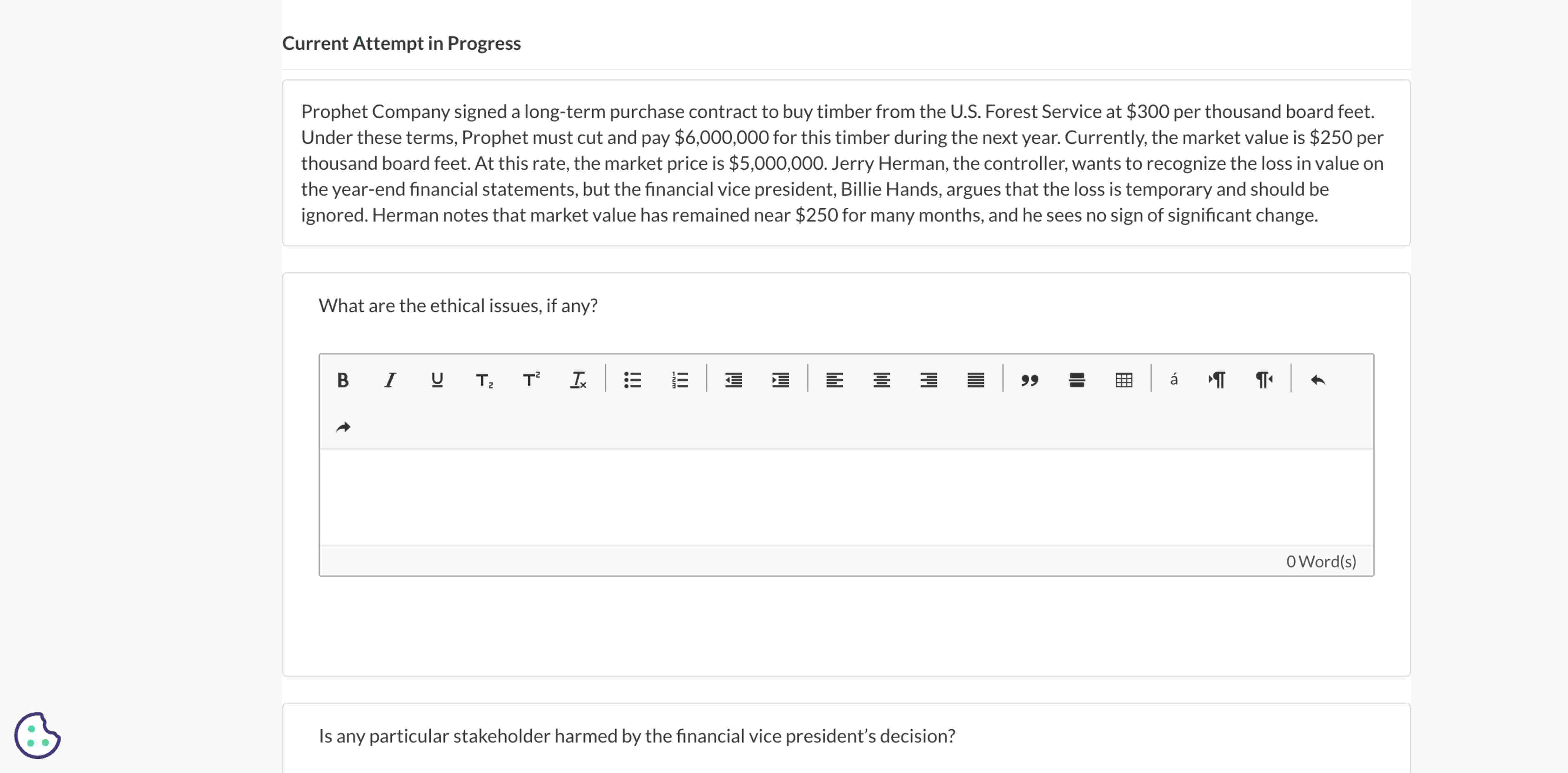 Current Attempt in Progress Prophet Company