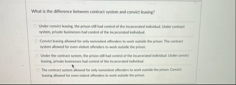 What is the difference between contract system