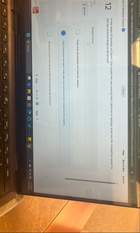 tam 3 Multiple Choice ( i ) Help Sove 4 Exit