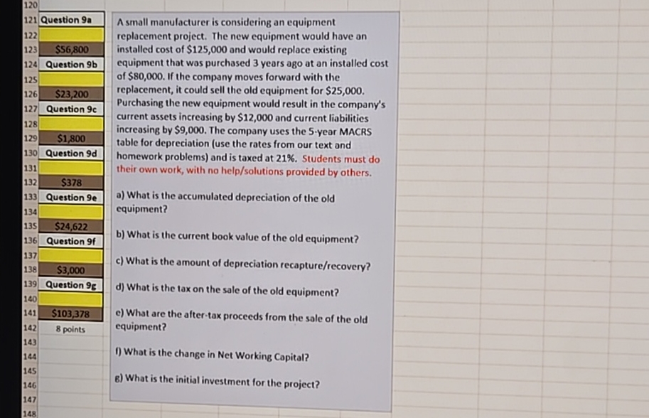 1 2 0 1 2 1 Question 9 a 1 2 2 1 2 3 , $ 5 6 , 8