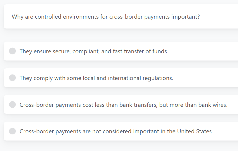 Why are controlled environments for cross -
