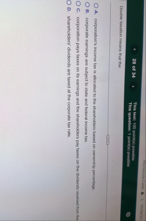 Mackenzie Cater 0 5 0 6 ? 2 5 2 8 of 3 4 This