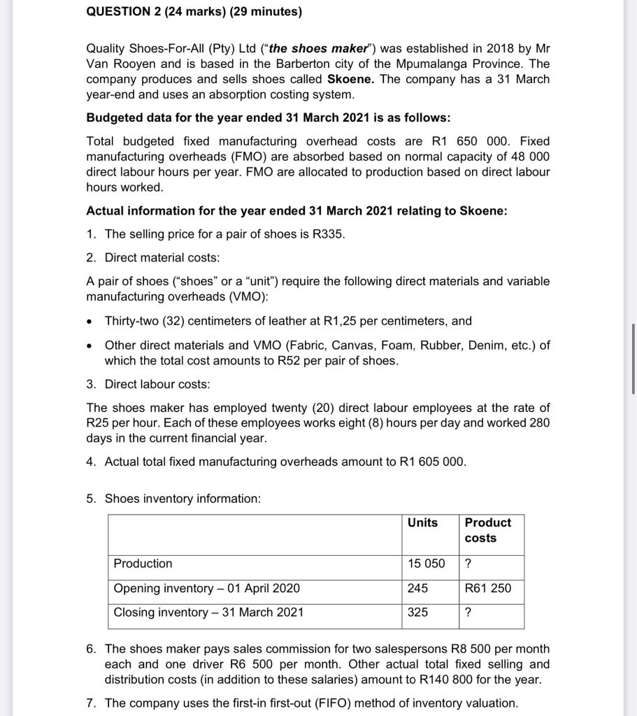 KEsTION 1 ( 3 3 MARKS ) ( 5 9 MINUTES ) Quality -