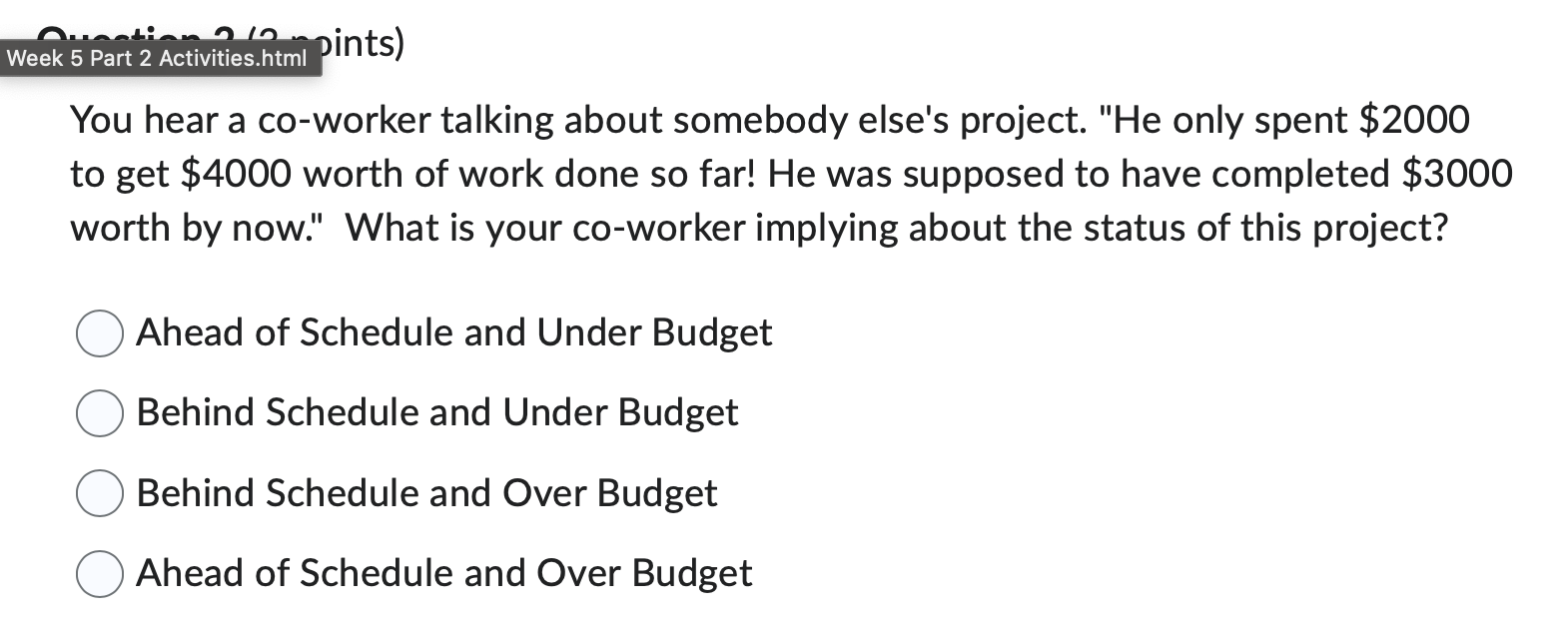 answer this Week 5 Part 2 Activities.html J ints)