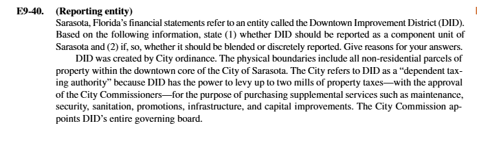 E 9 - 4 0 . ( Reporting entity ) Sarasota,