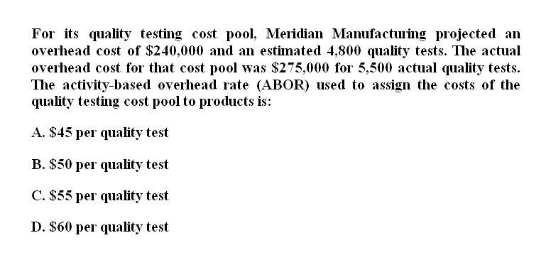 I want the correct answer with accounting