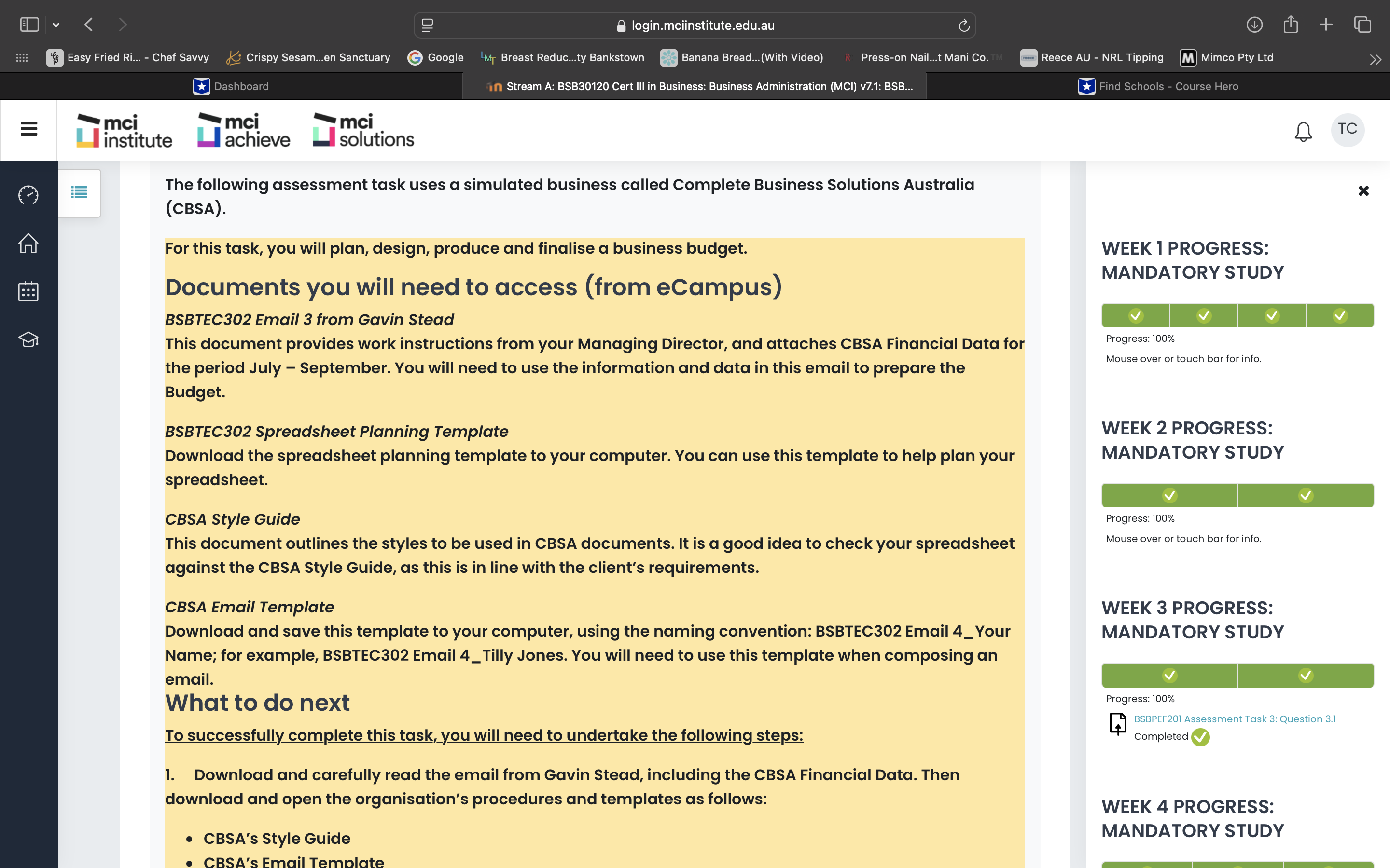 CBSA CBSA Style Guide Style Guide Our Target