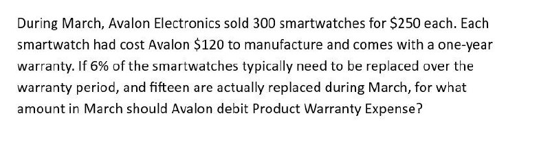 Can you help me this During March, Avalon