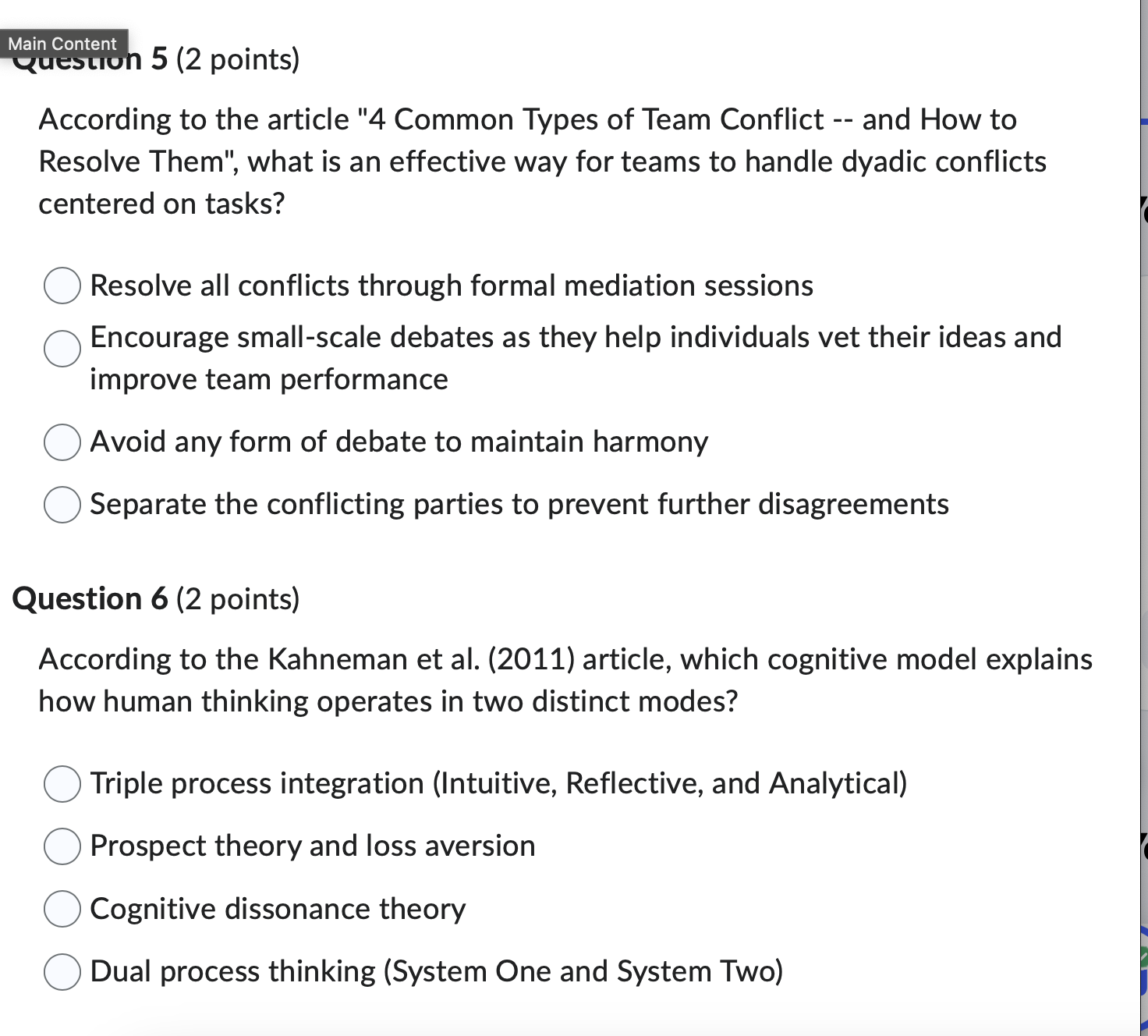 answer this 5 (2 points) According to the article