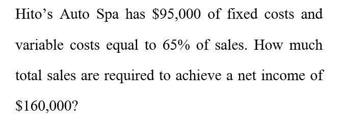I want answer with all working format Hito's Auto