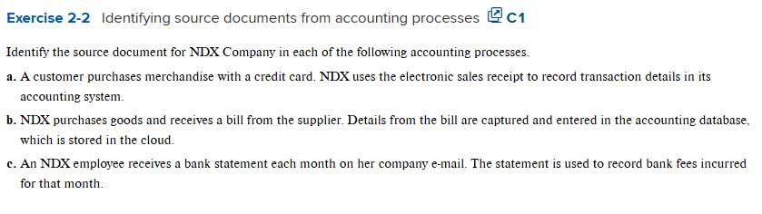 Exercise 2 - 2 Identifying source documents from