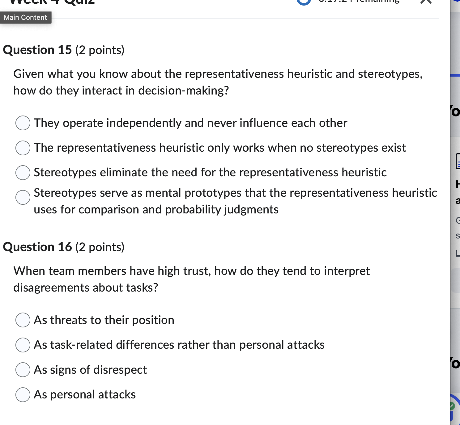 answer this Main Content Question 15 (2 points)