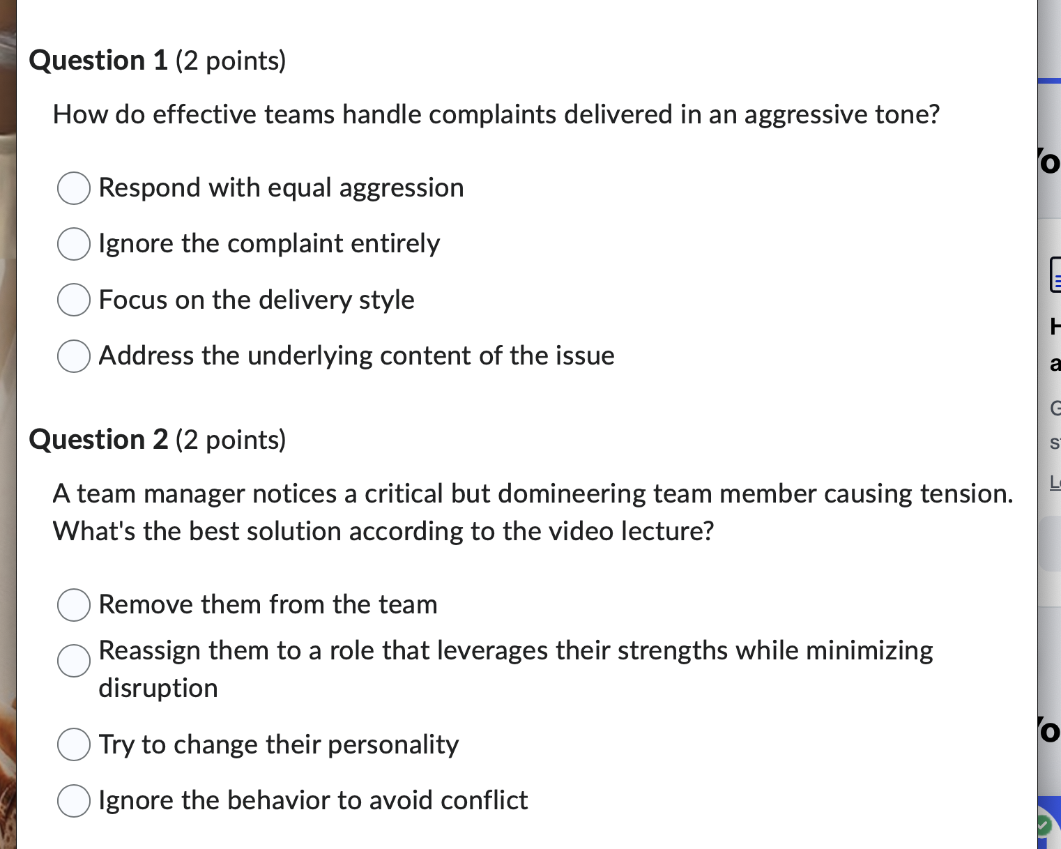 answer this Question 1 (2 points) How do