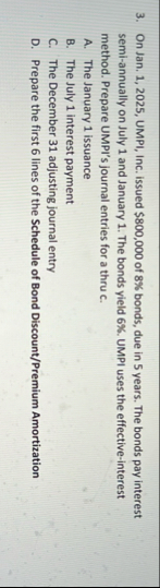 On Jan. 1 , 2 0 2 5 , UMPI, Inc. issued $ 8 0 0 ,