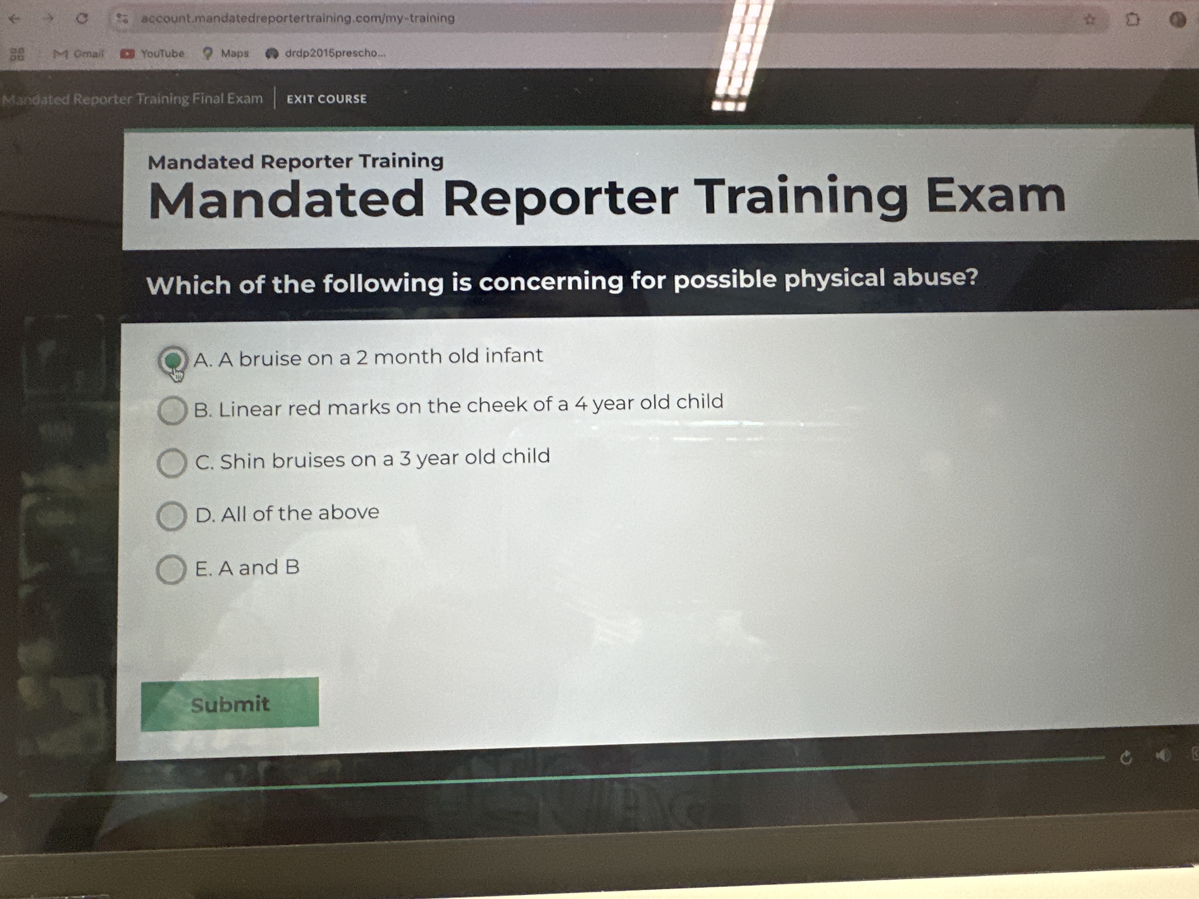 I would like the answer from the options provided