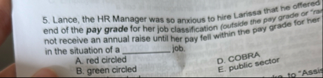 Lance, the HR Manager was so anxious to hire