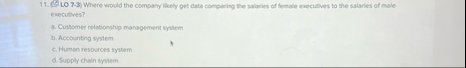 ( $ LO 7 - 3 ) Where would the company libely get