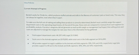 View Pulicies Cureet Attempt in Progress can