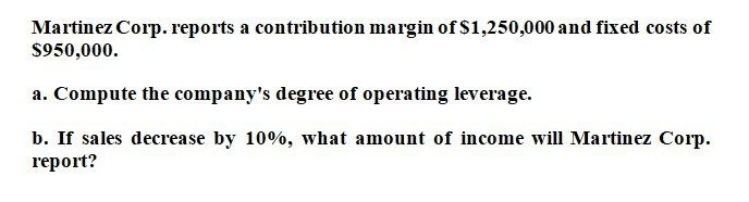 General accounting question is correct Martinez