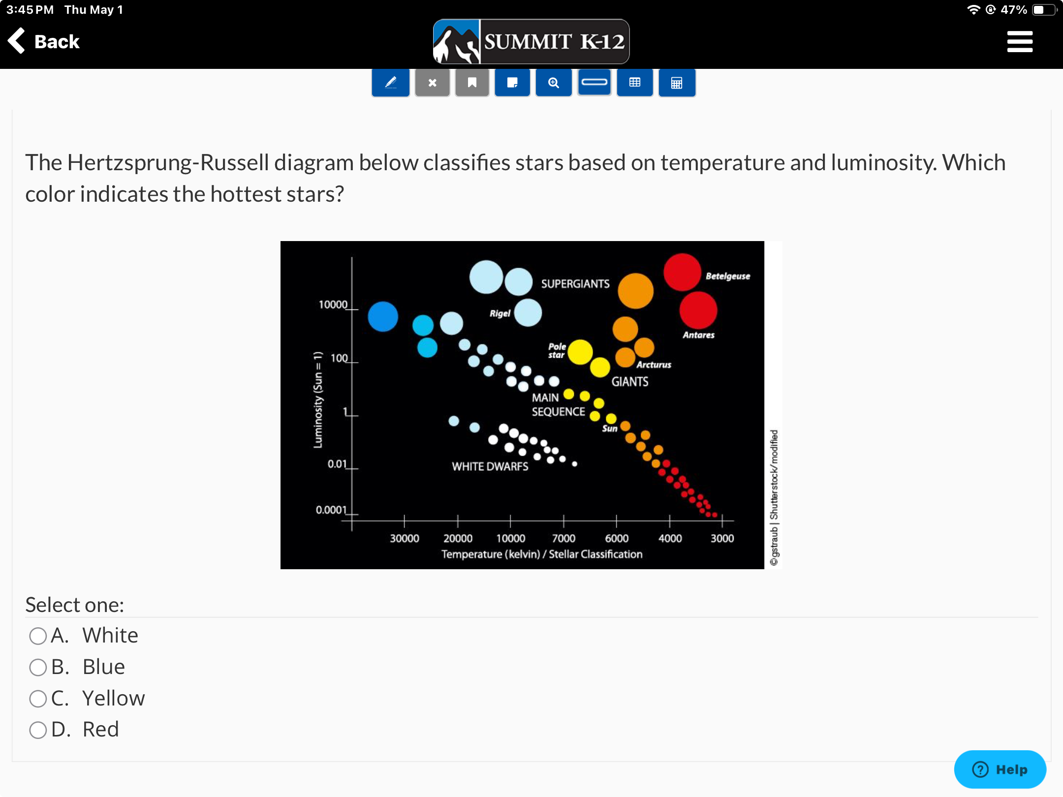 O @ 47% 3:45 PM Thu May 1 Back SUMMIT K-12 E x Q
