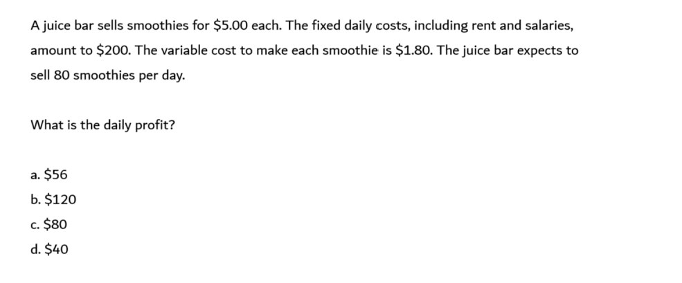 I need the correct answer to this general