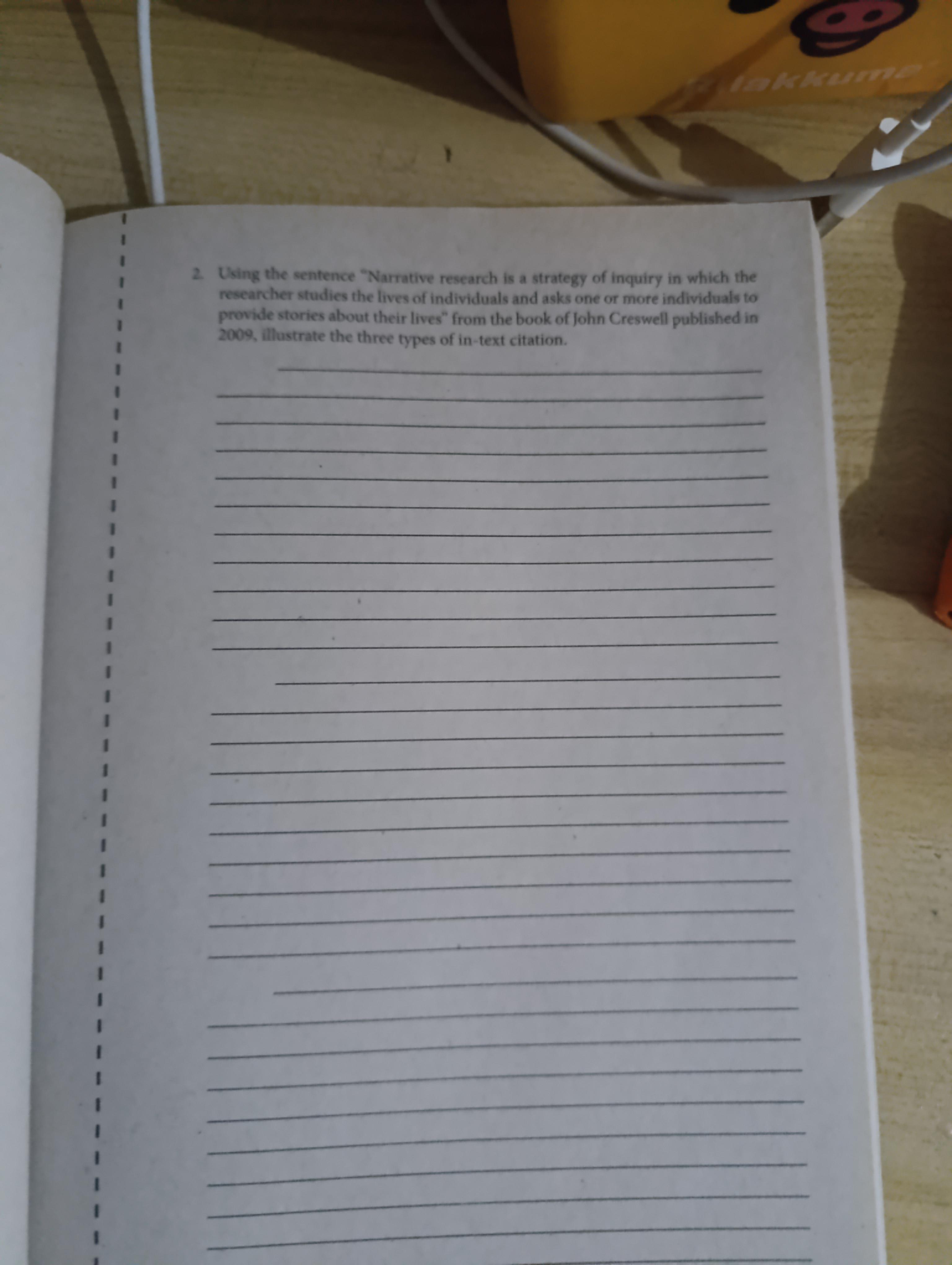 answer this lakkuma 2. Using the sentence