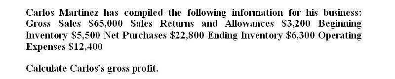 Please provide problem with accounting question