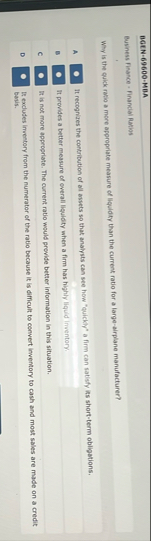 B 6 N - 6 9 6 0 0 - MBA Buiness finance -