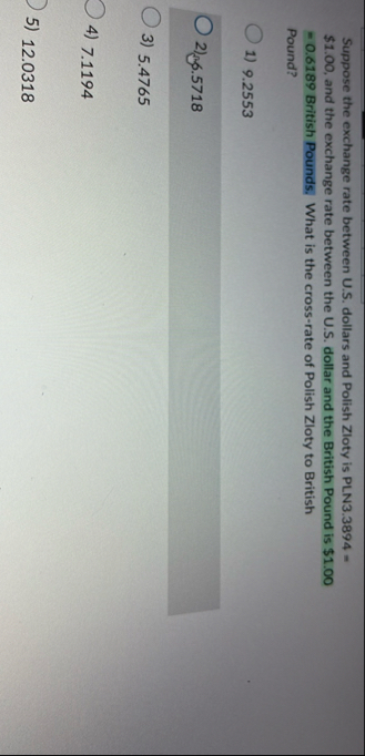 Suppose the exchange rate between U . S . dollars