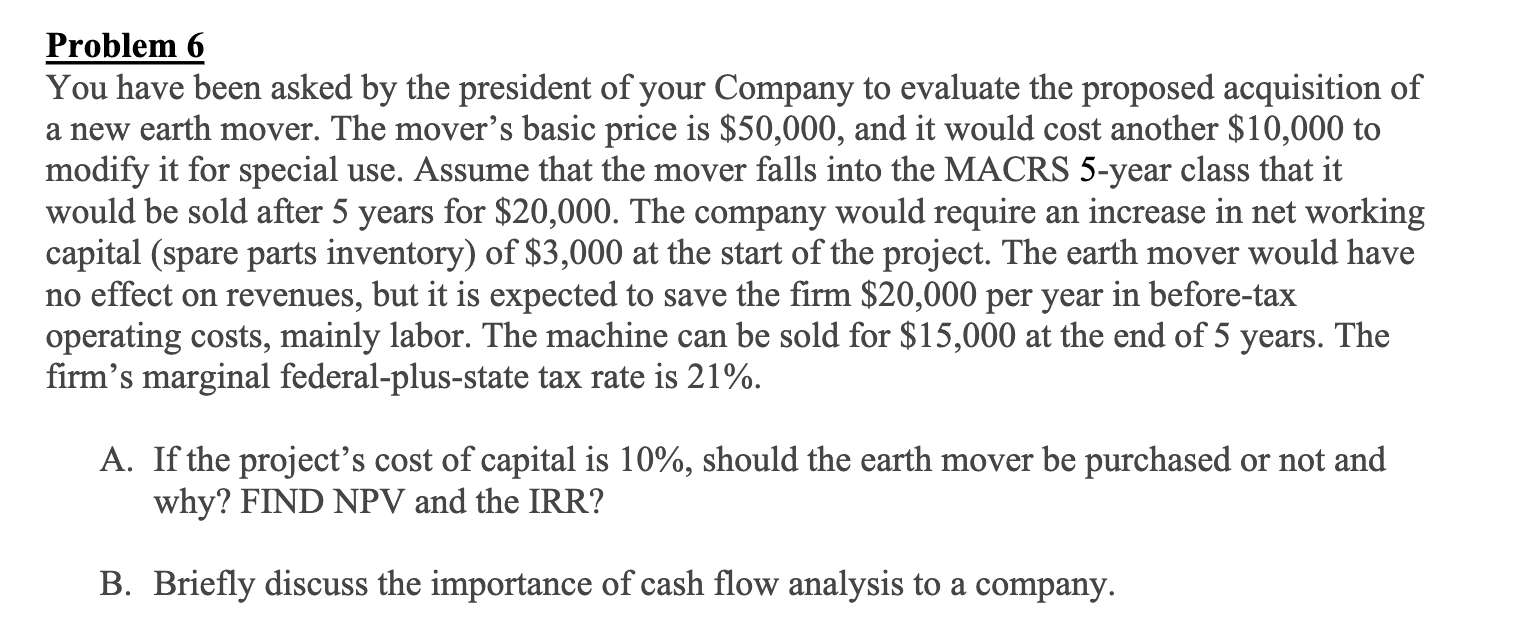 Answer this finance problem and show all work,