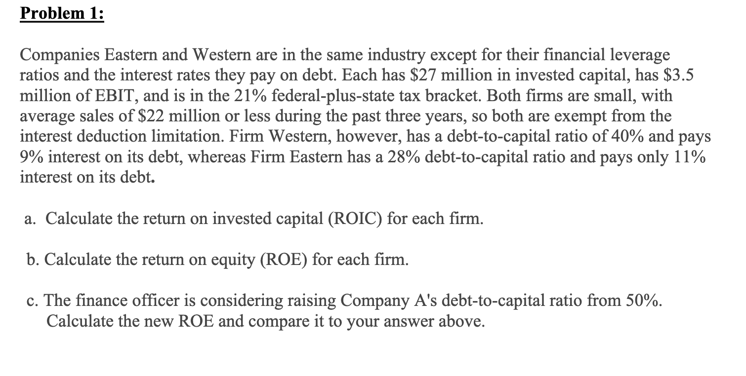 Answer this finance problem and show all work,