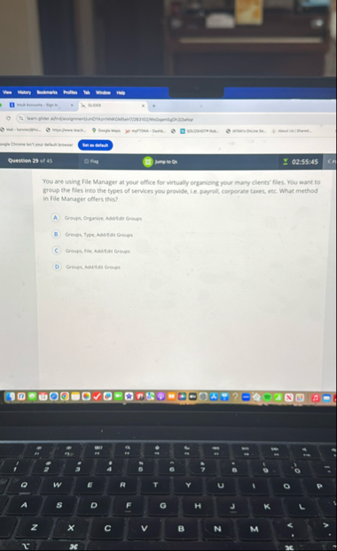 You are using File Manager at your office for