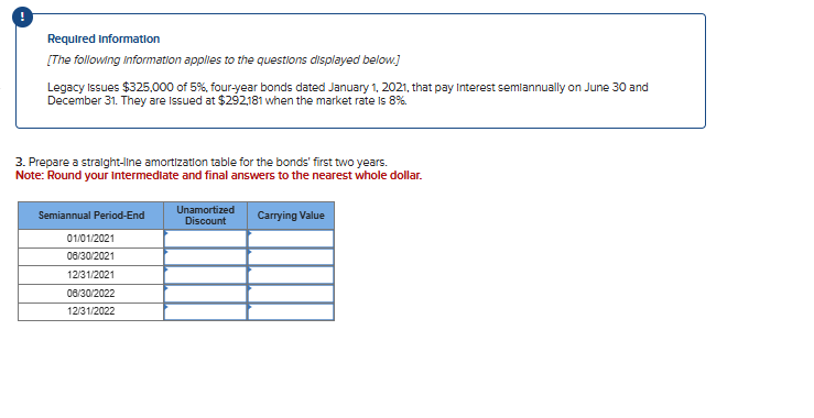 A. Required Information [The following