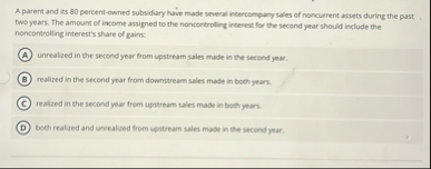 A parent and its 8 0 percent - owned subsidiary