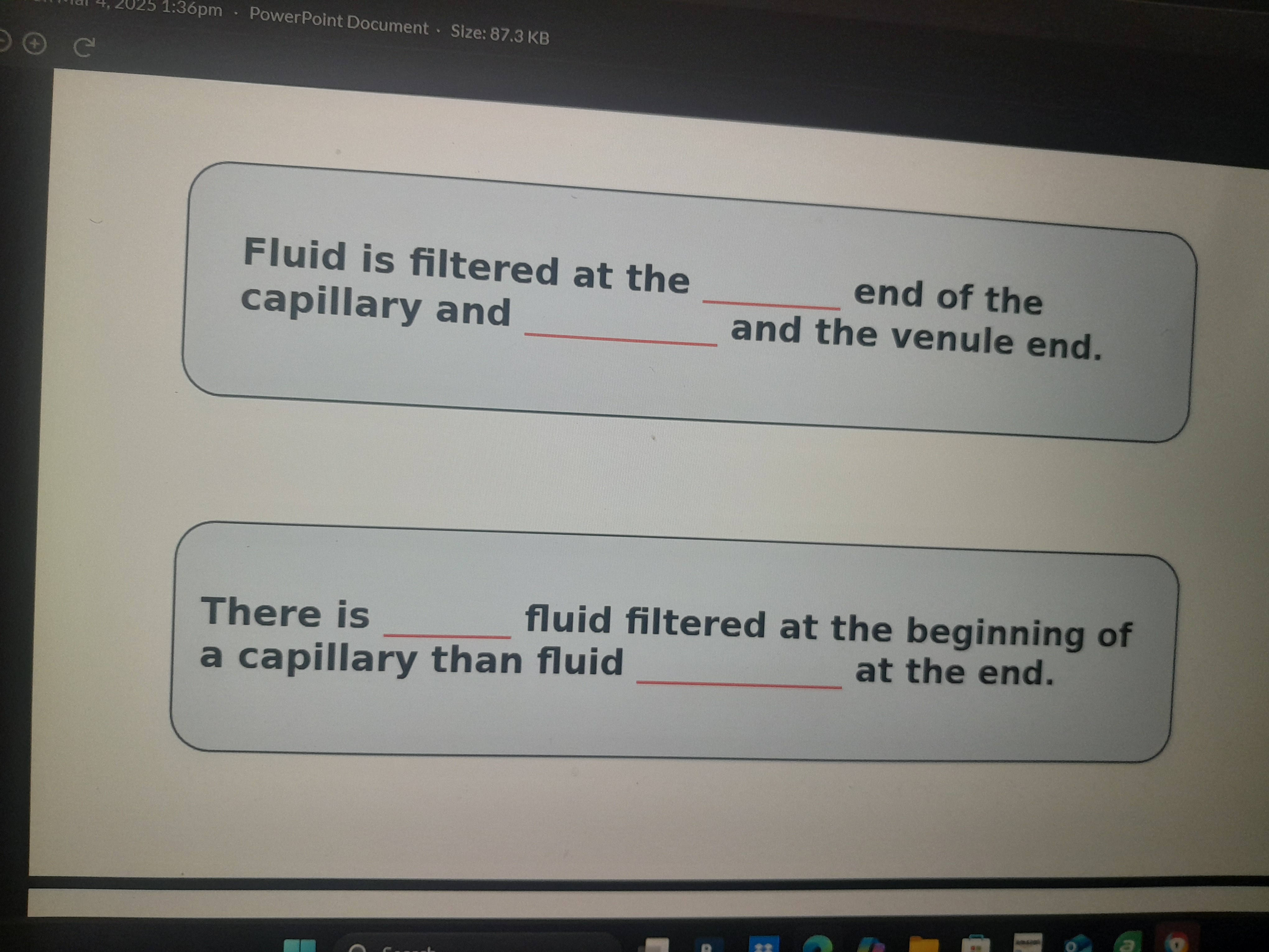 A 1025 1:36pm . PowerPoint Document . Size: 87.3