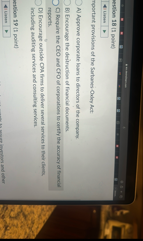 ece.desre 2 Warn.com M M M A O ( 0 ) Iestion 1 8