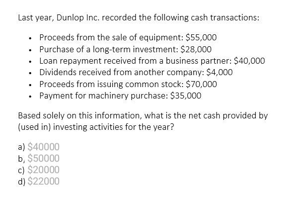 Can you explain this general accounting question